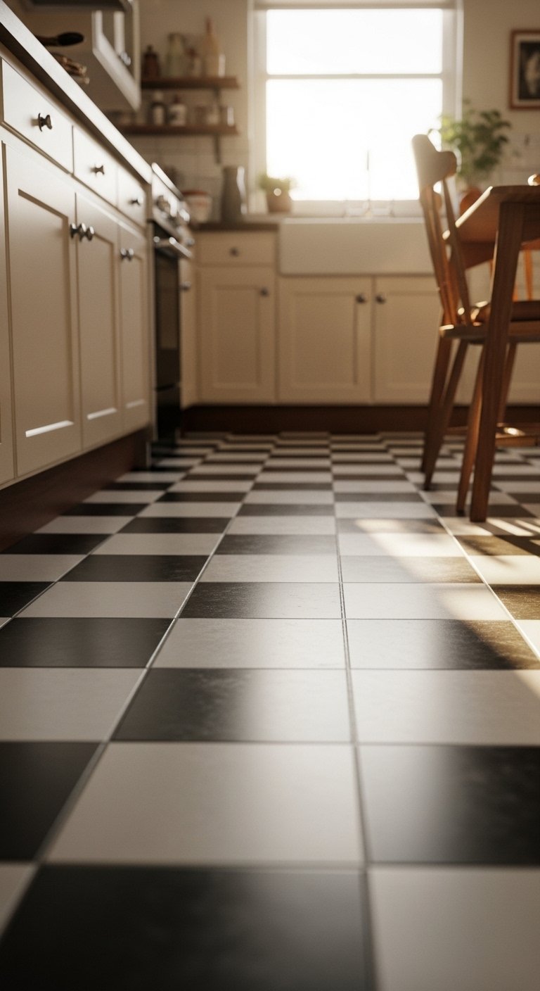 Add Checkerboard Flooring