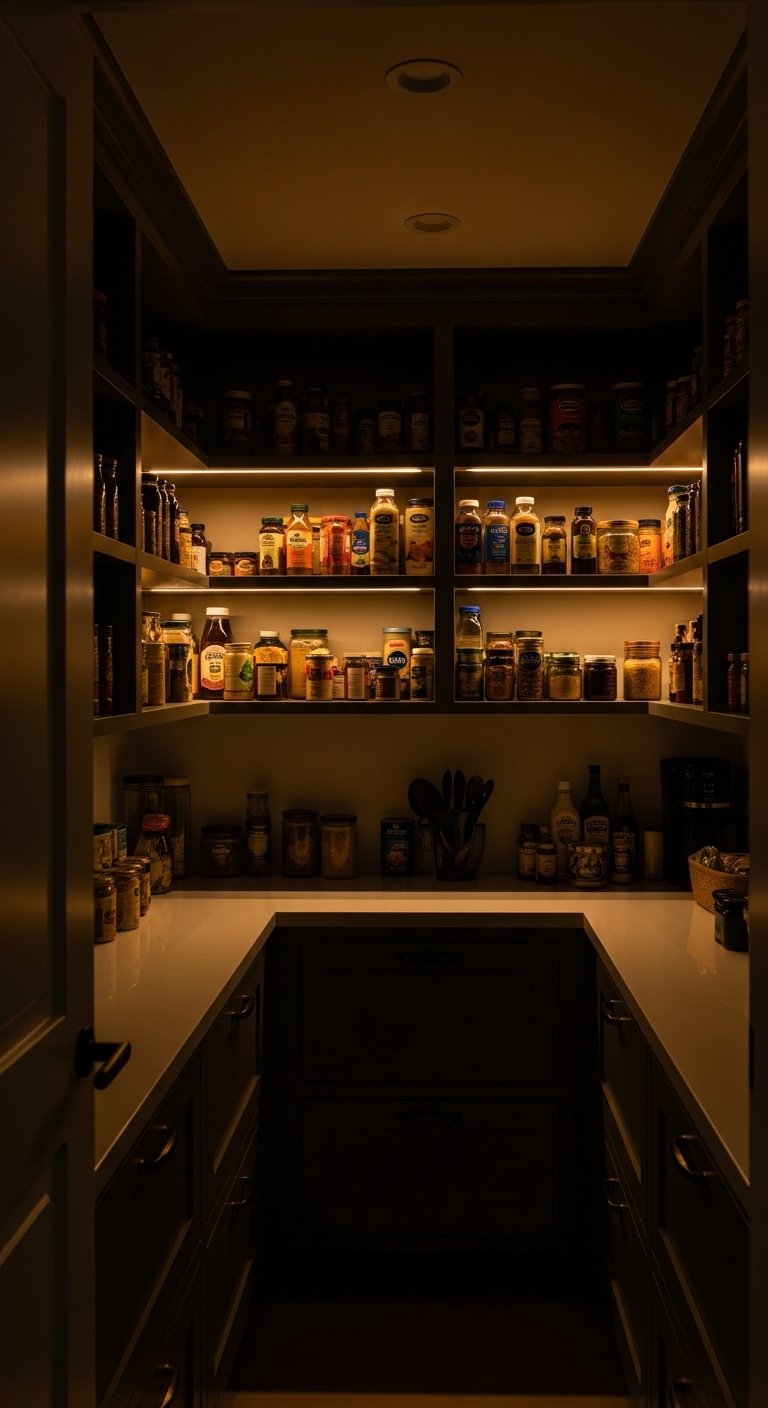 Add Lighting Inside the Pantry

