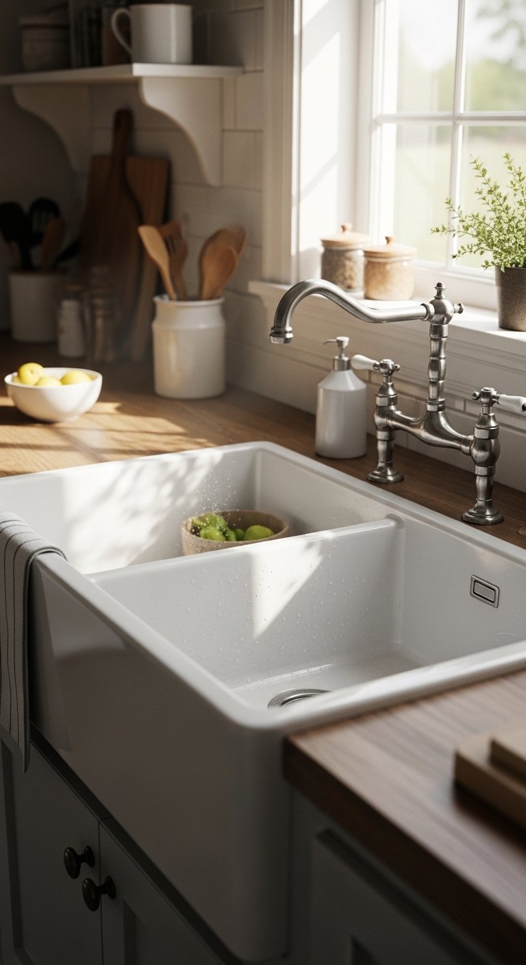 Add a Farmhouse Sink