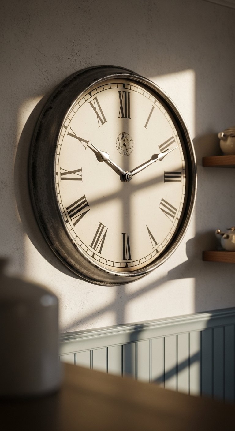 Add a Statement Vintage Clock
