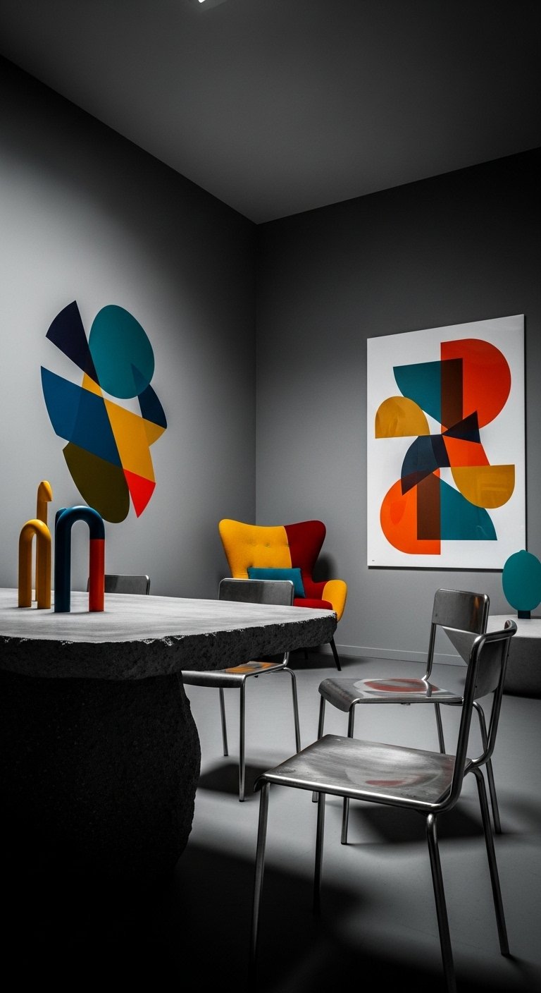 Artistic Gray Spaces