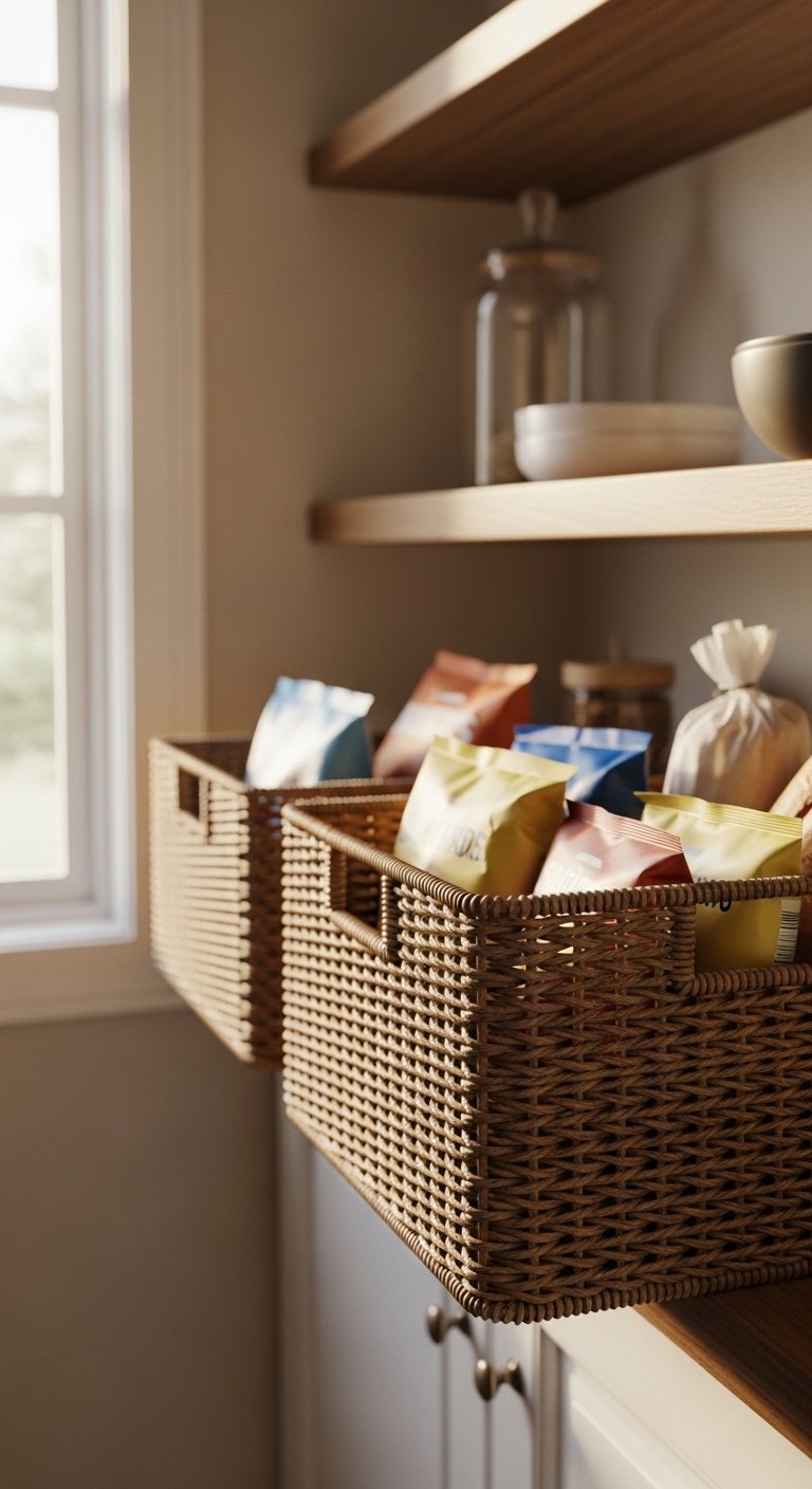 Baskets for Quick Grab Items
