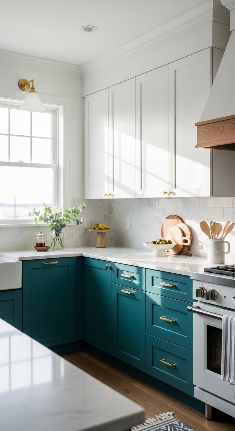 Bold Colored Cabinets