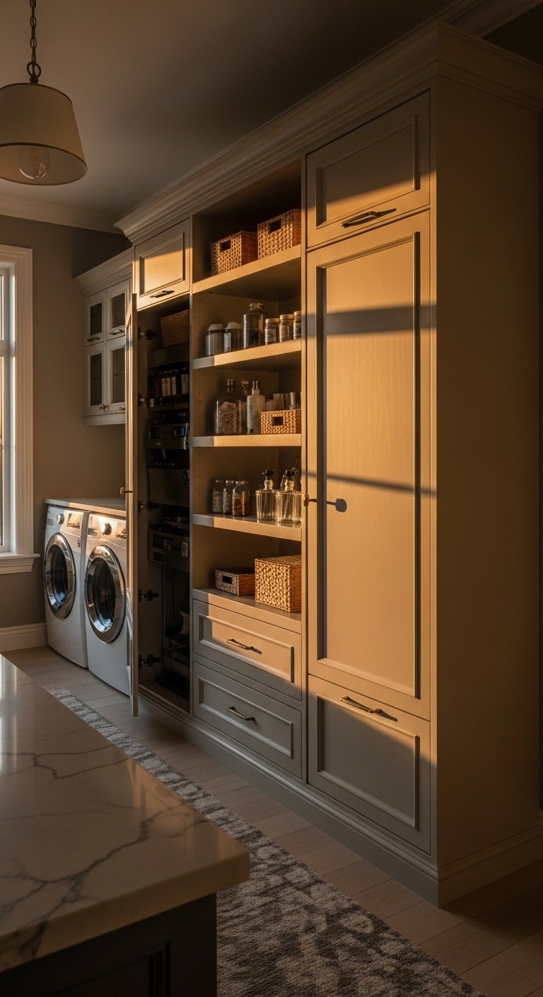 Built-In Pantry Wall