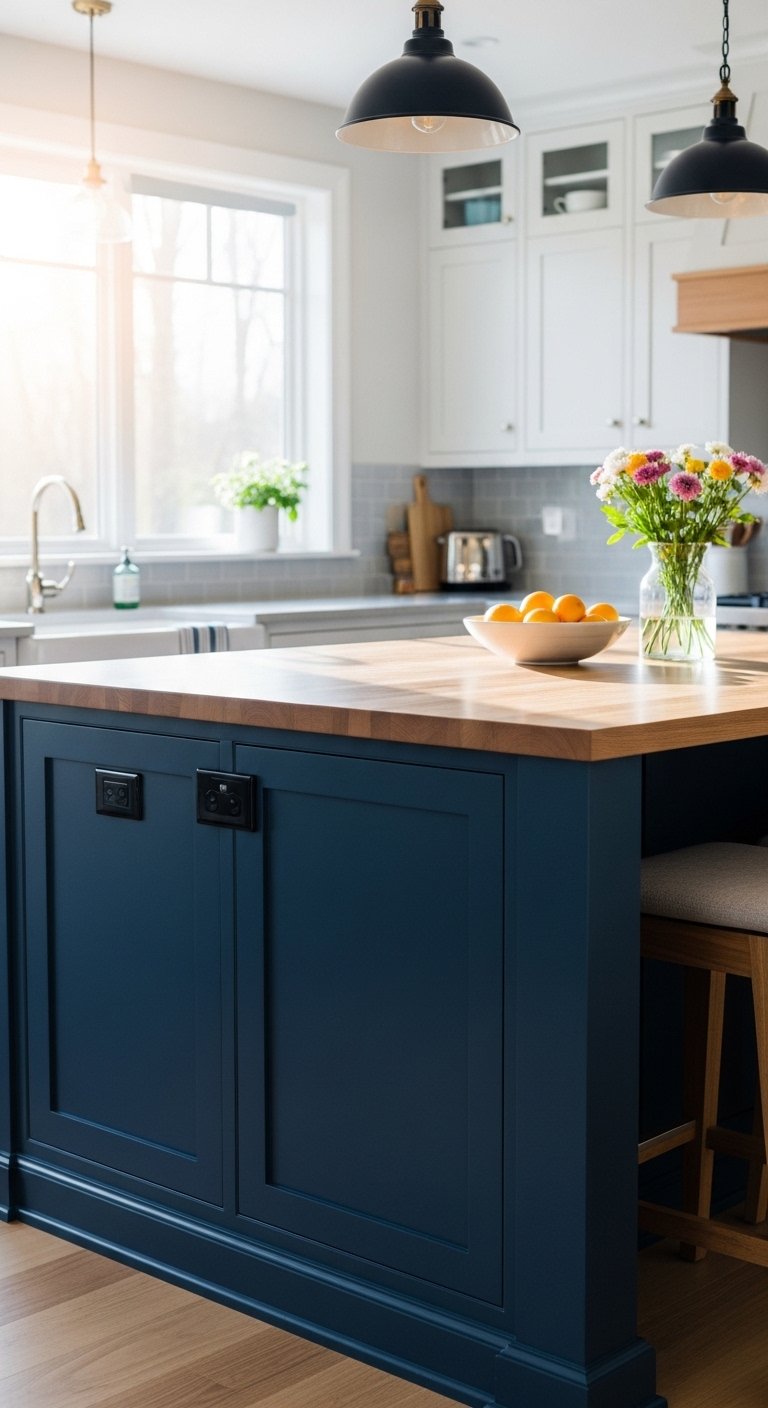Colorful Kitchen Island