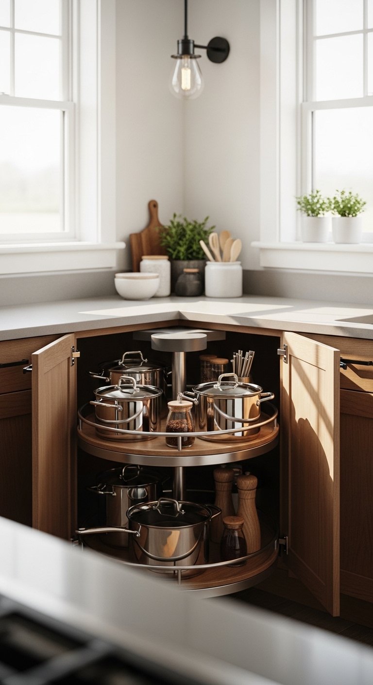Corner Carousel Cabinets