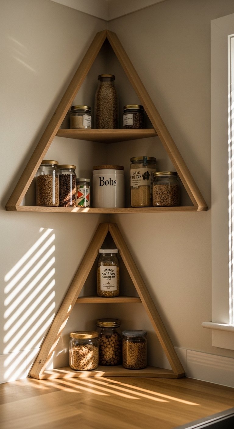 Corner Pantry Shelves