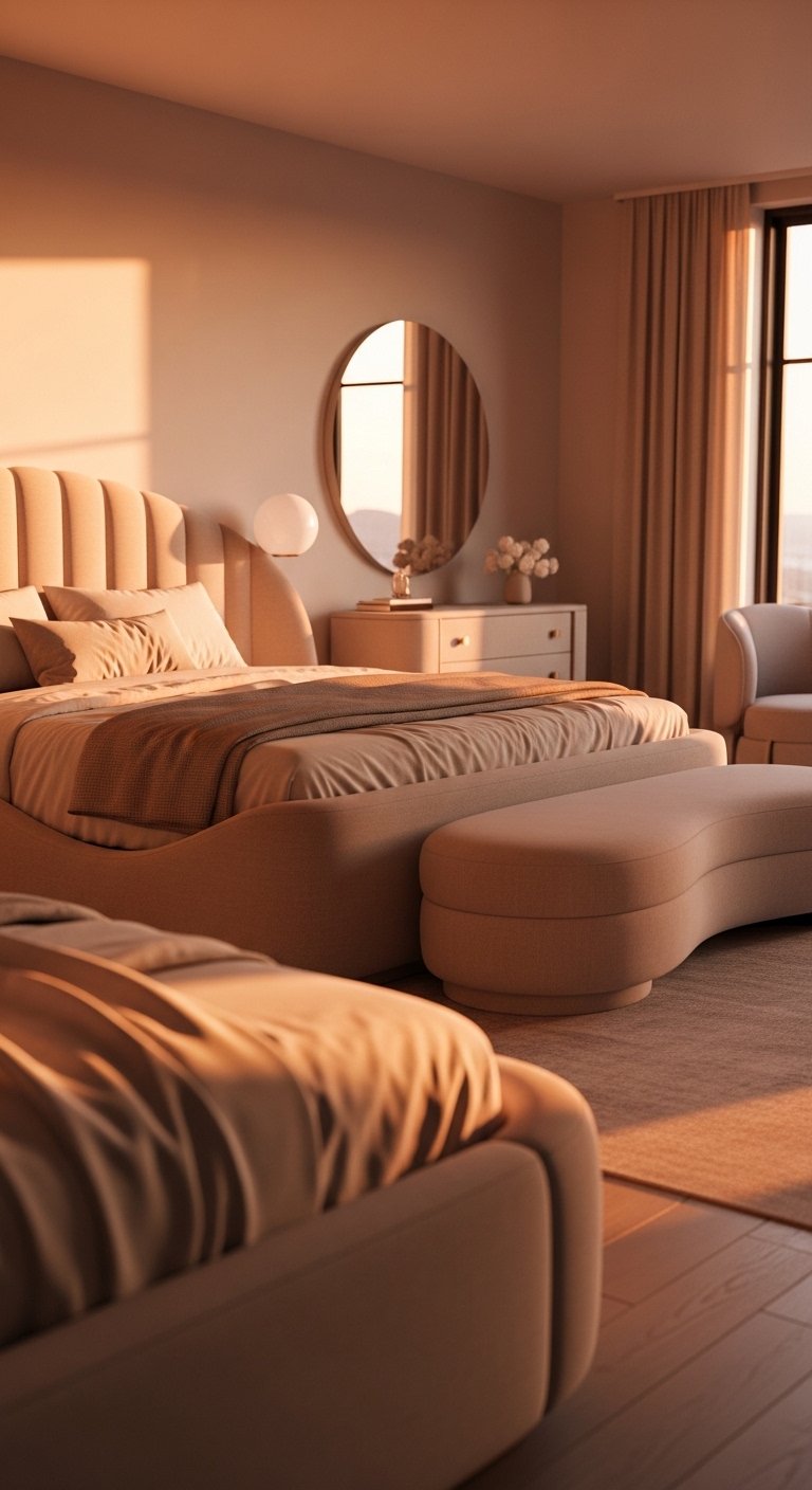 Curved Furniture Bedroom