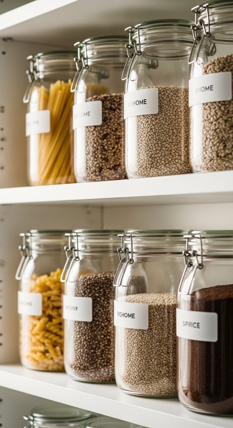 Glass Jar Storage System