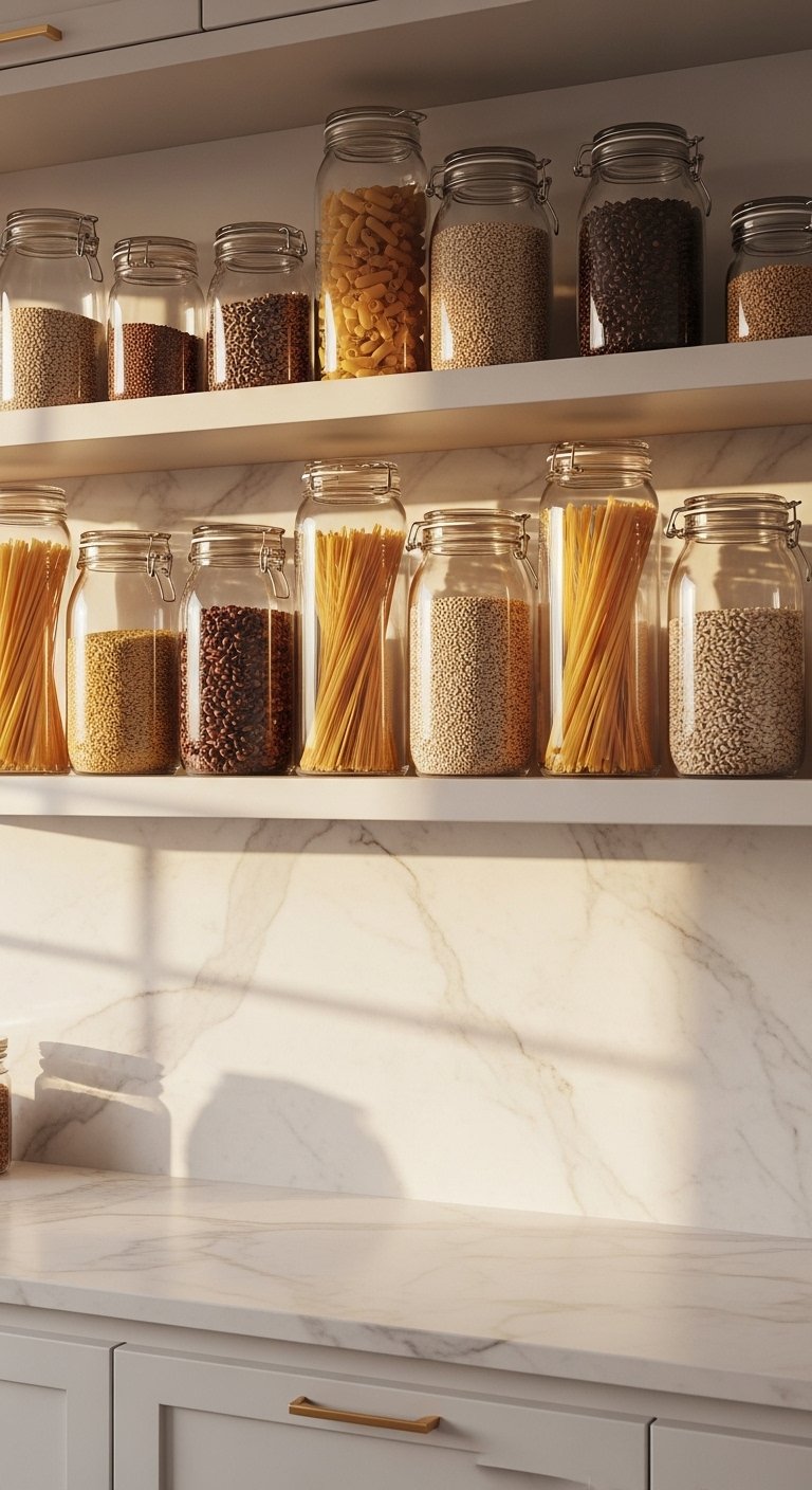 Glass Jars for a Premium Look
