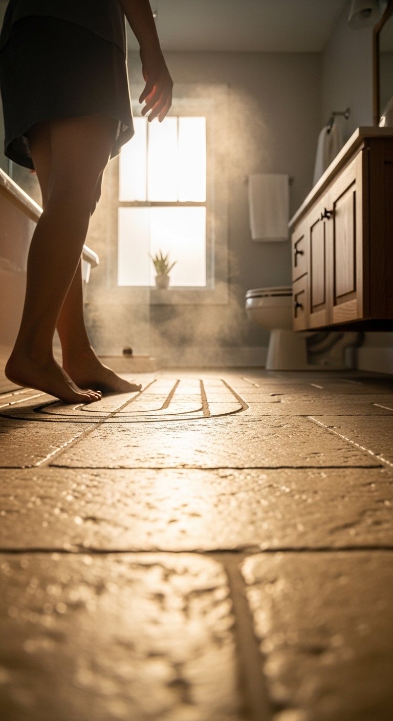 Heated Bathroom Floor