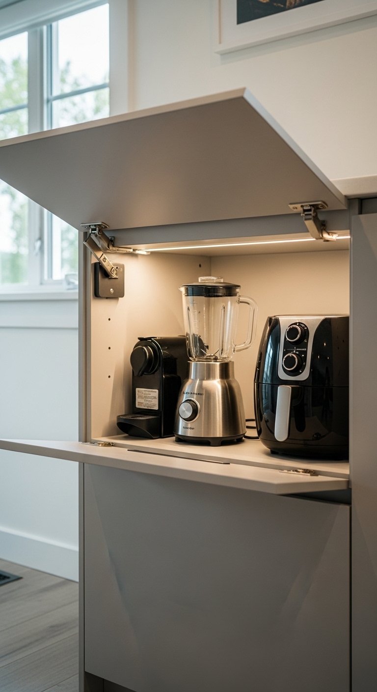 Hidden Appliance Pantry