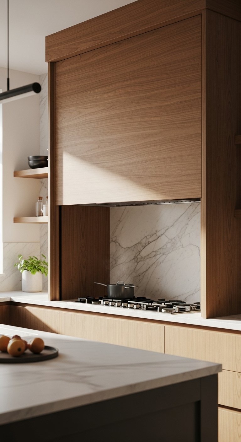 Hidden Range Hoods