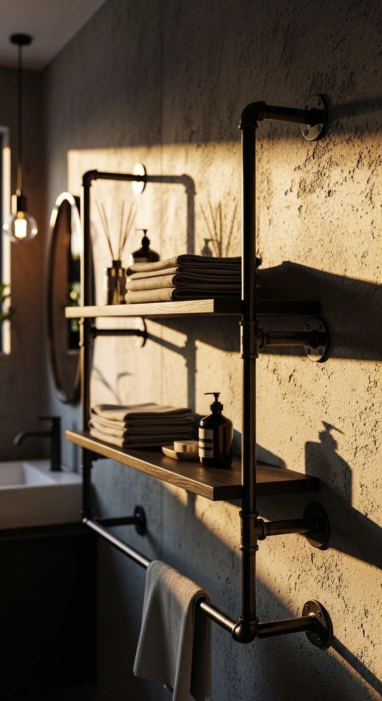 Industrial Pipe Wall Decor