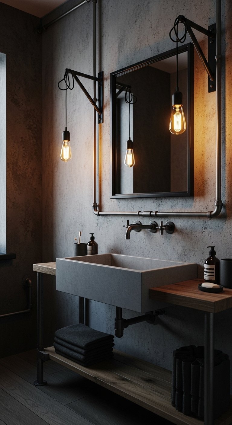 Industrial Style Bathroom