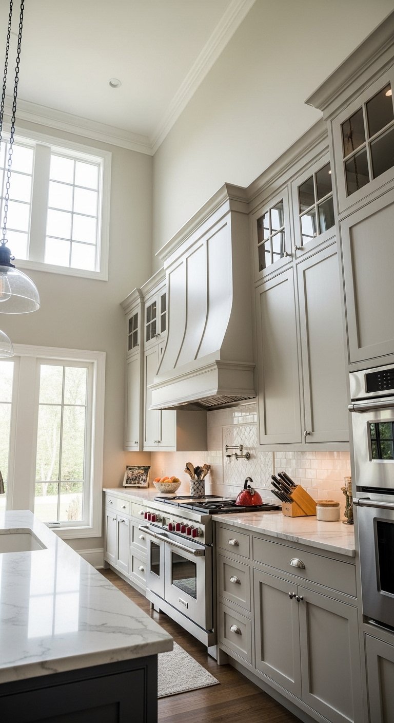 Install Ceiling-Height Cabinets
