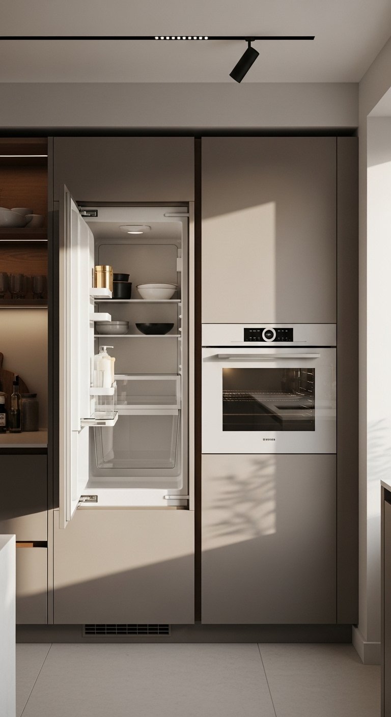Integrated Appliances for a Seamless Look
