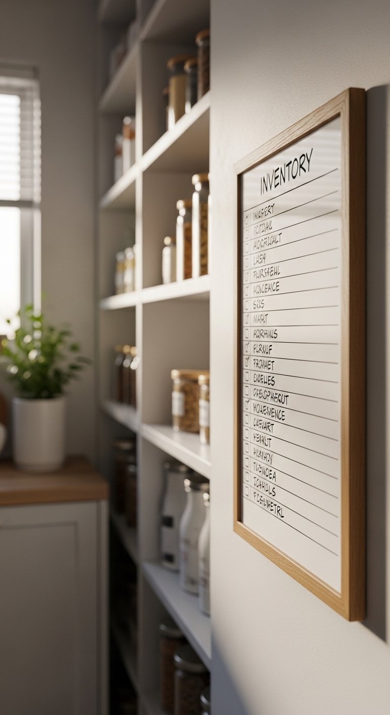 Keep a Pantry Inventory List
