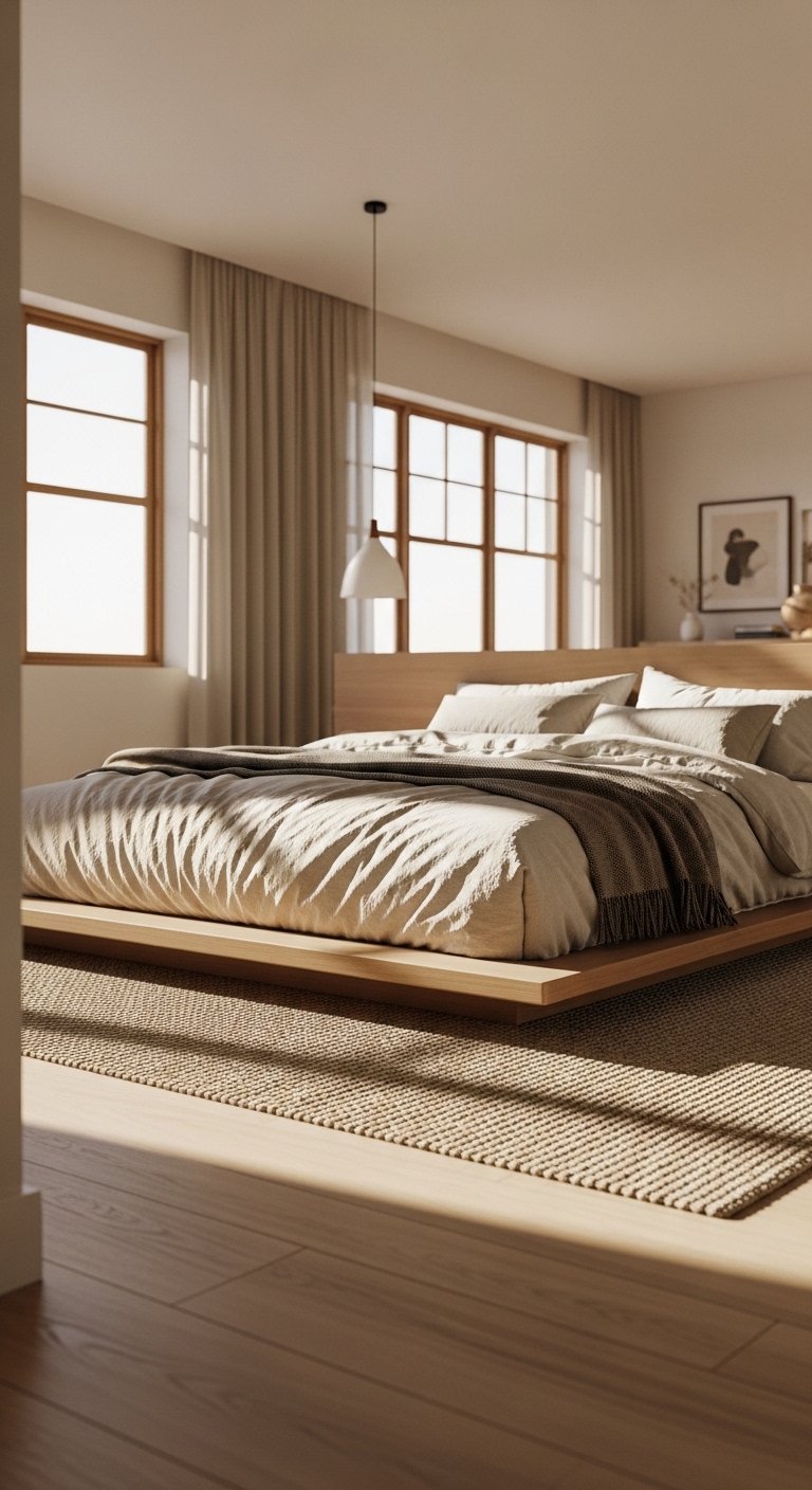 Low Platform Bed