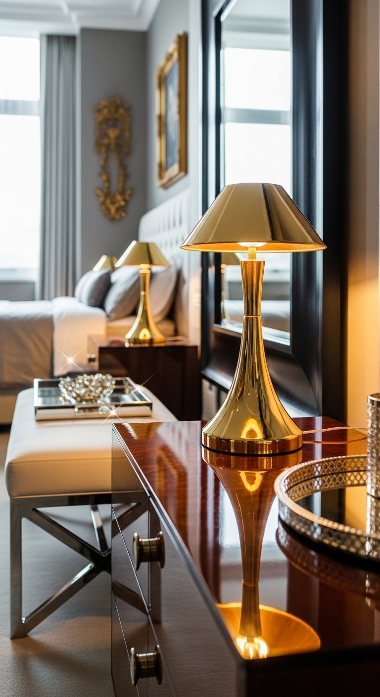 Metallic Finish Lamps