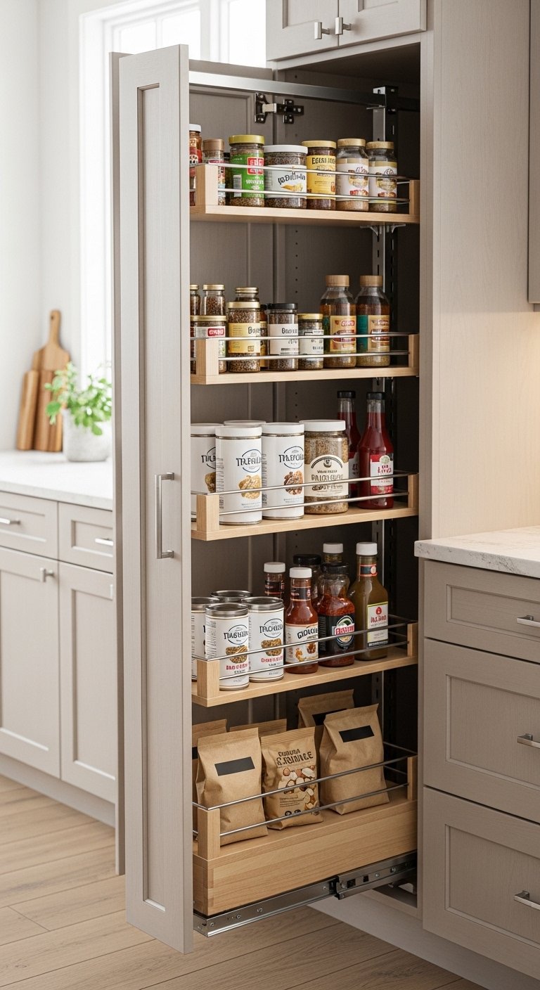 Modular Pull-Out Tower Pantry