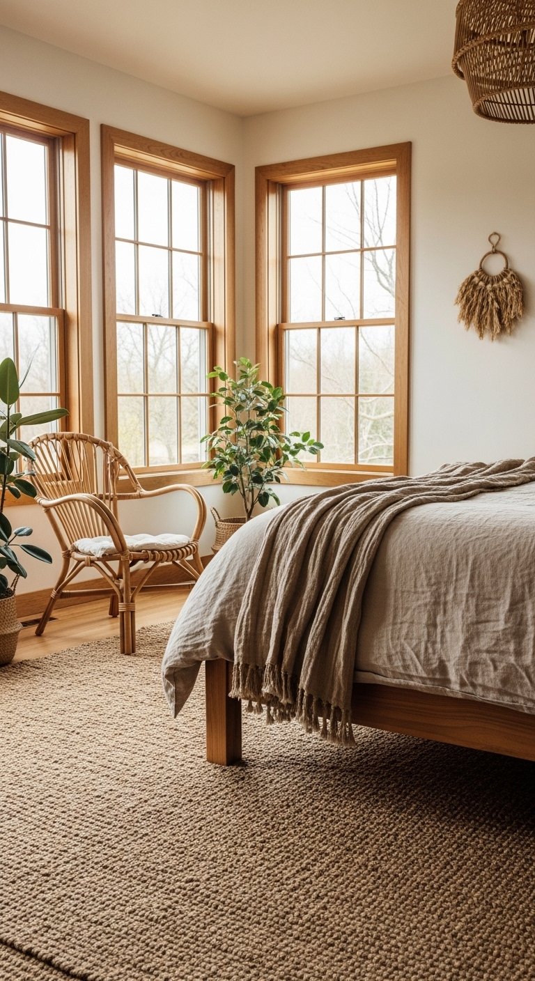 Natural Materials Bedroom