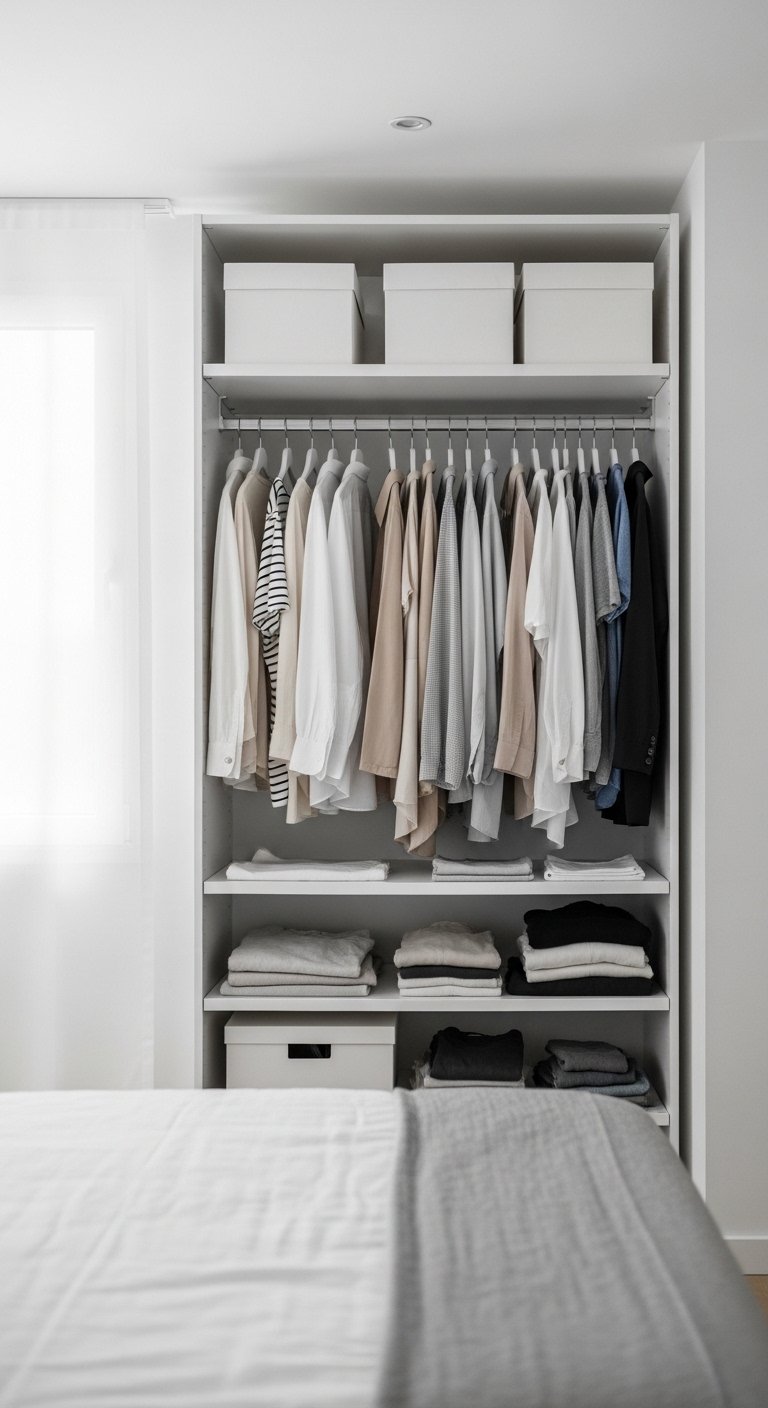Organize Your Closet Ruthlessly
