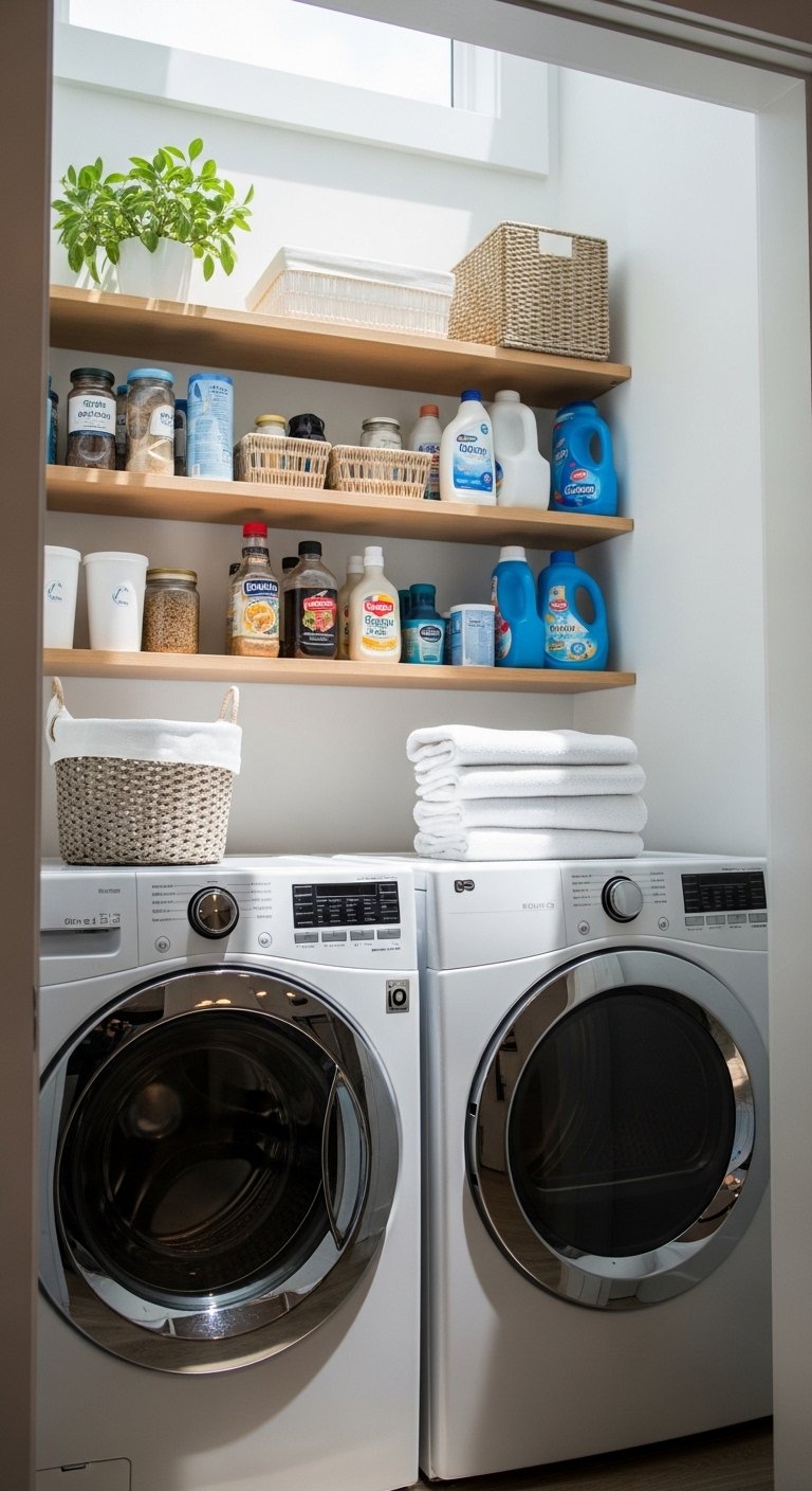 Over-the-Washer Shelving