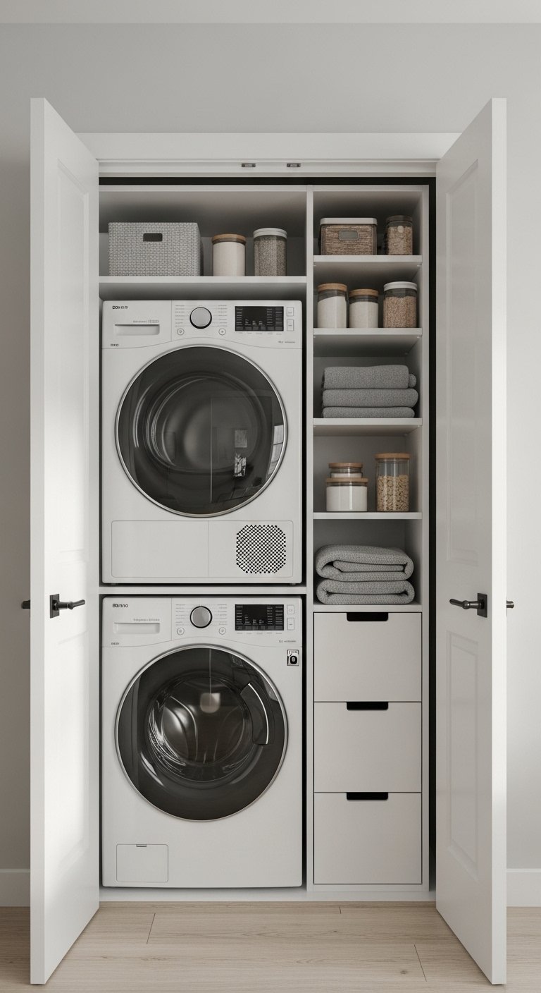 Pantry-Laundry Combo Closet