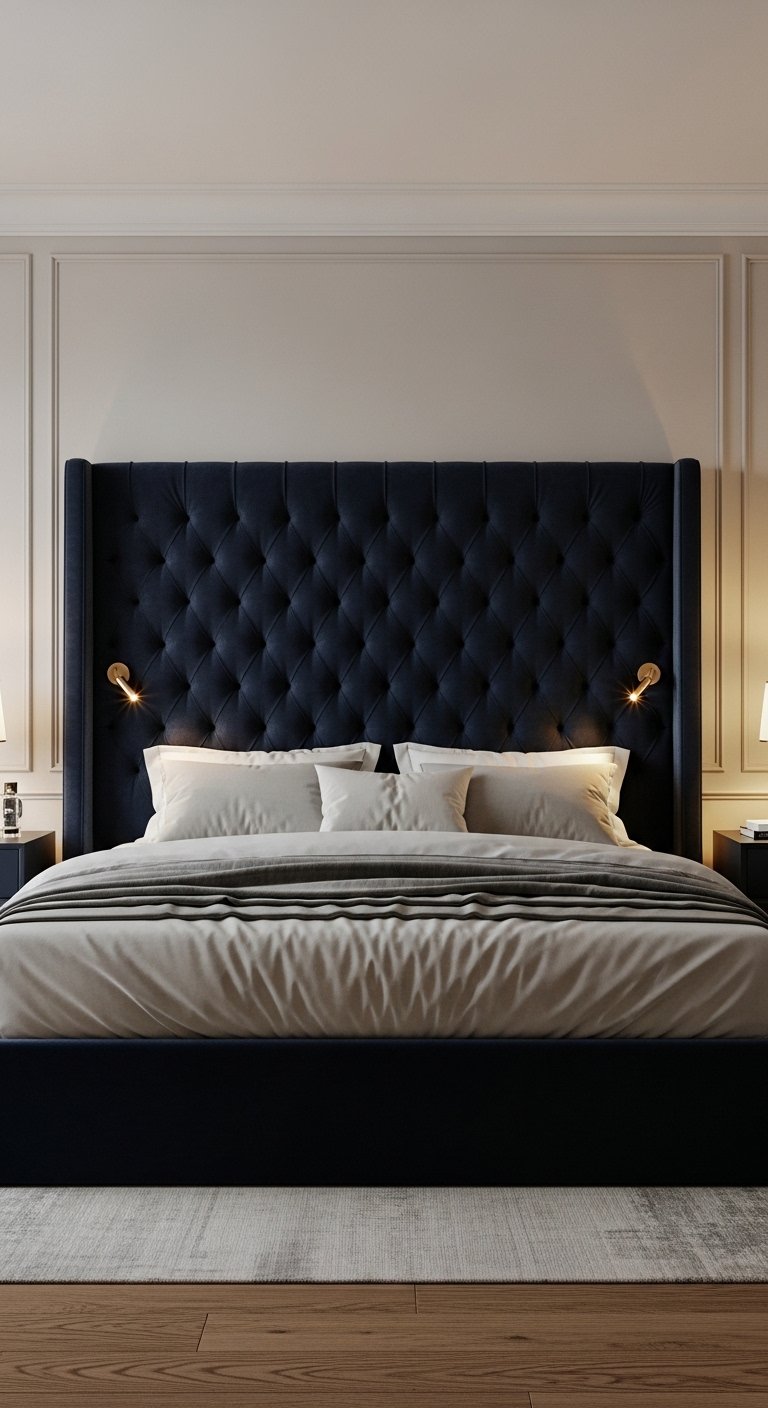 Statement Headboard Bedroom