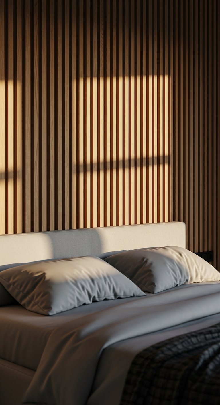 Textured Wall Bedroom