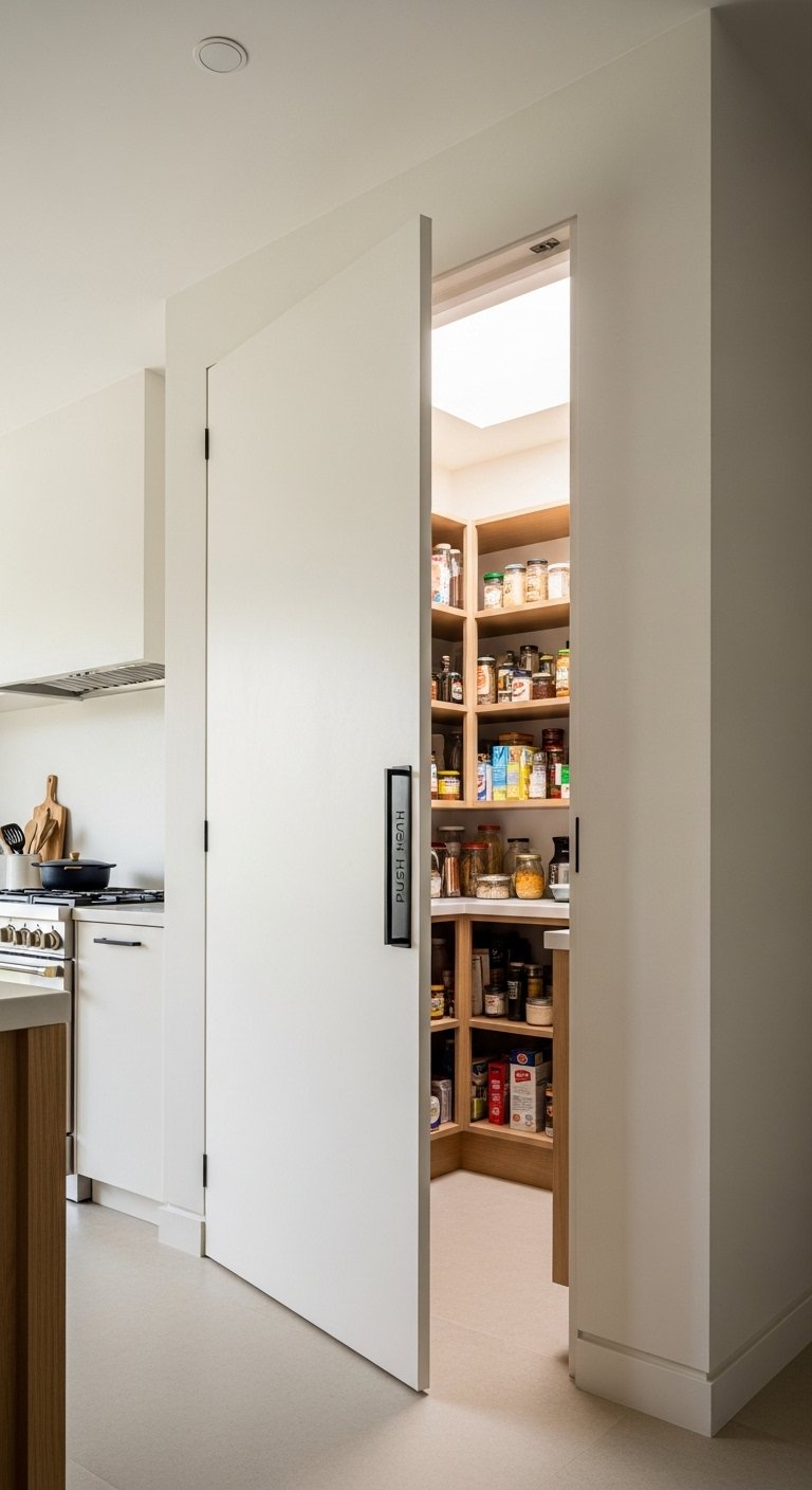 The Concealed Corner Pantry
