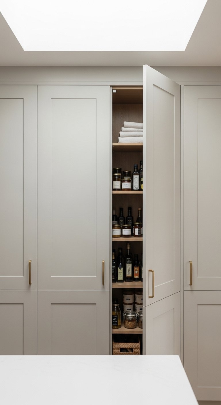 The Floor-to-Ceiling Cabinet Wall
