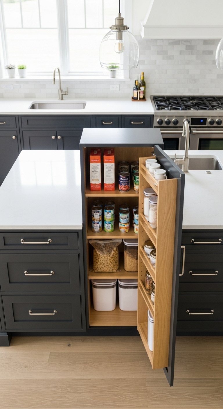 The Kitchen Island Pantry