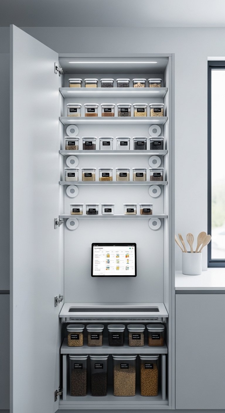 The Smart Pantry with Hidden Tech