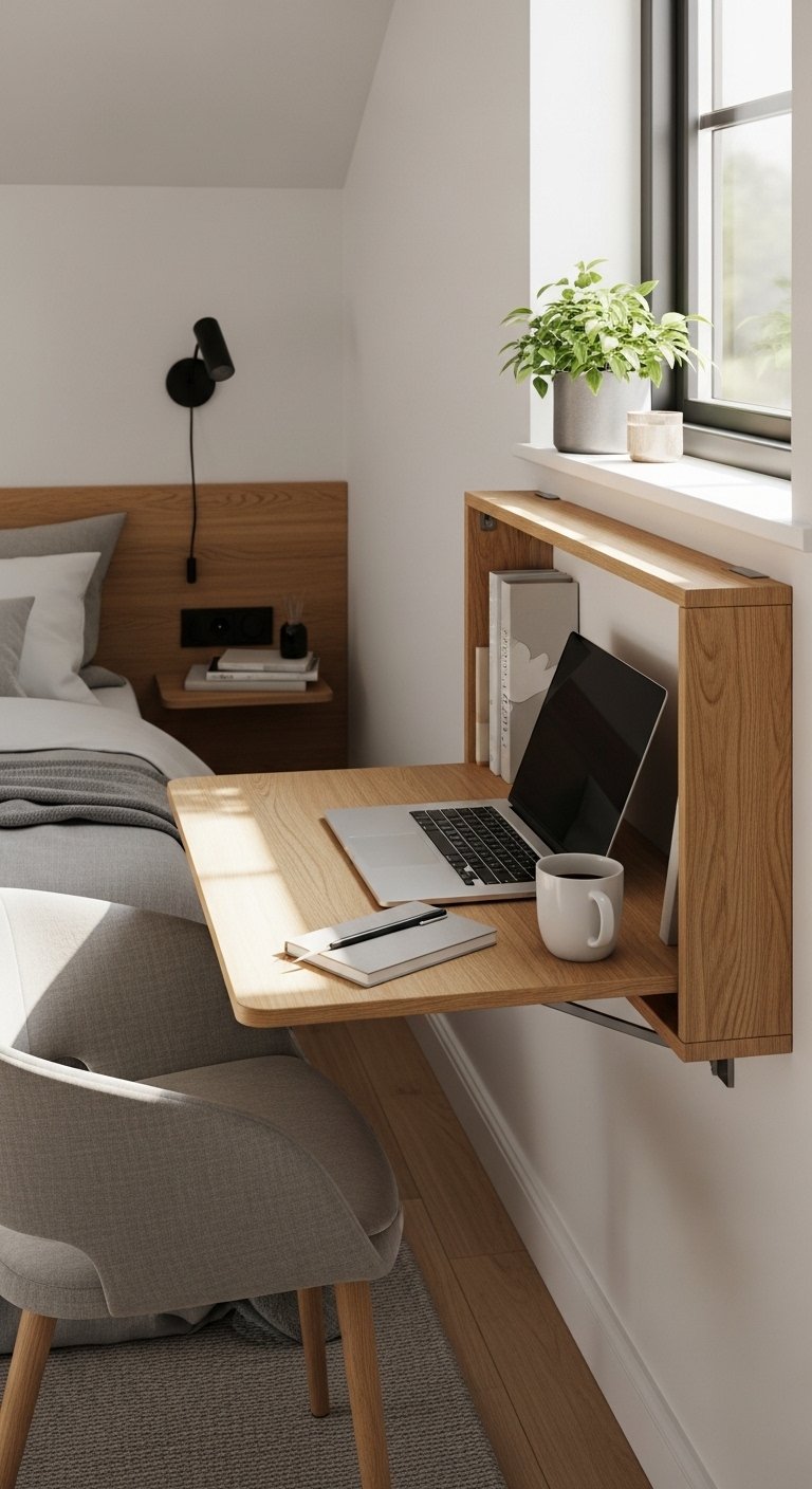 Wall-Mounted Desk