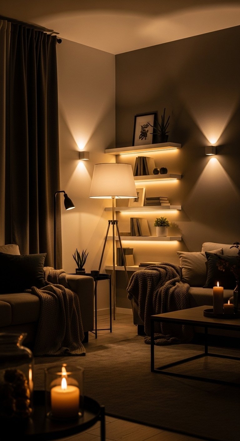 layered lighting sources