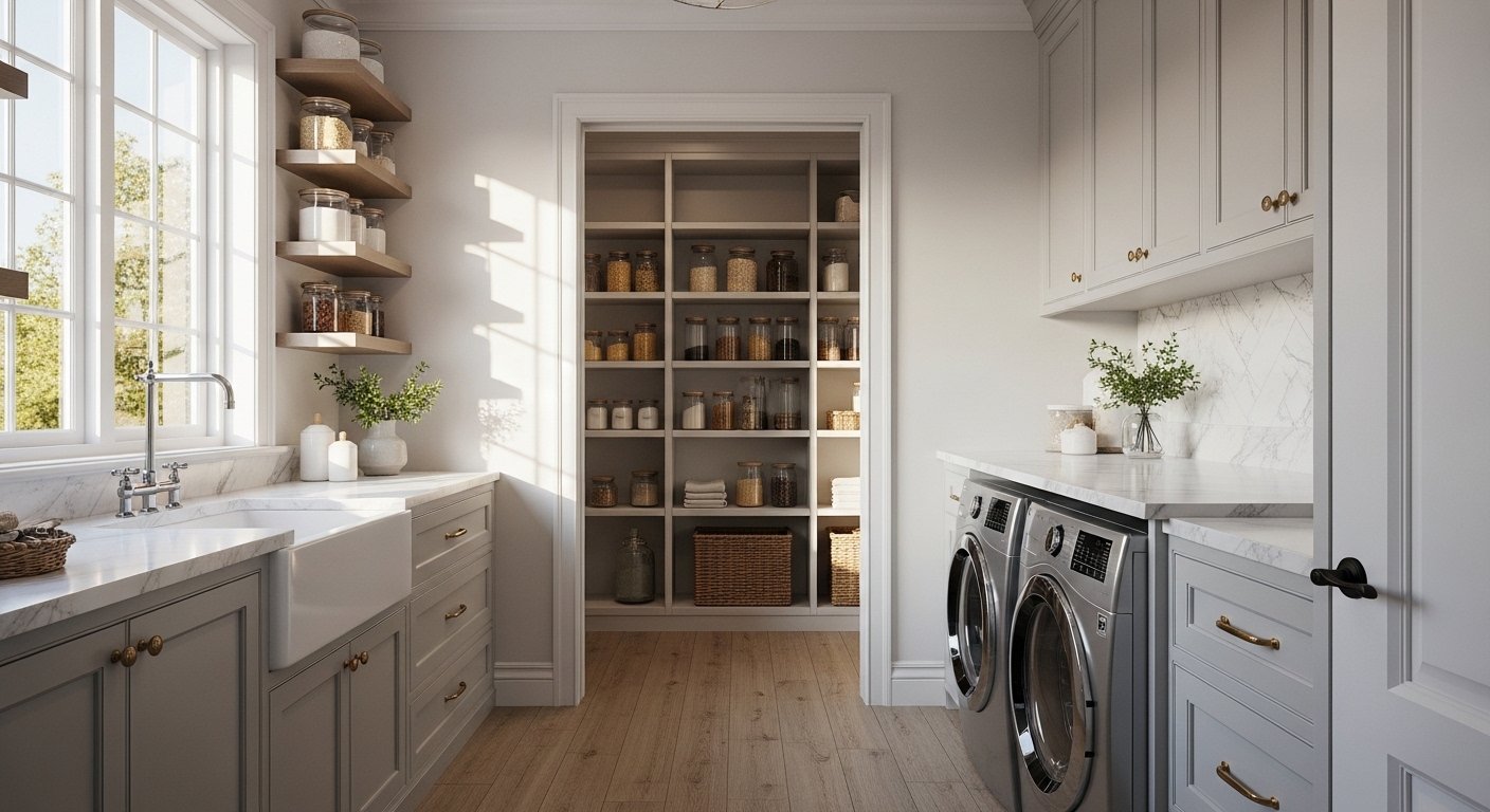 pantry in laundry room ideas 2026