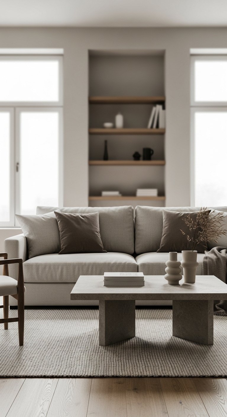 quiet luxury style living room