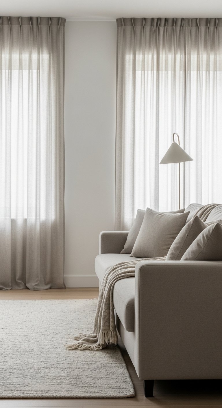 soft minimalist living room