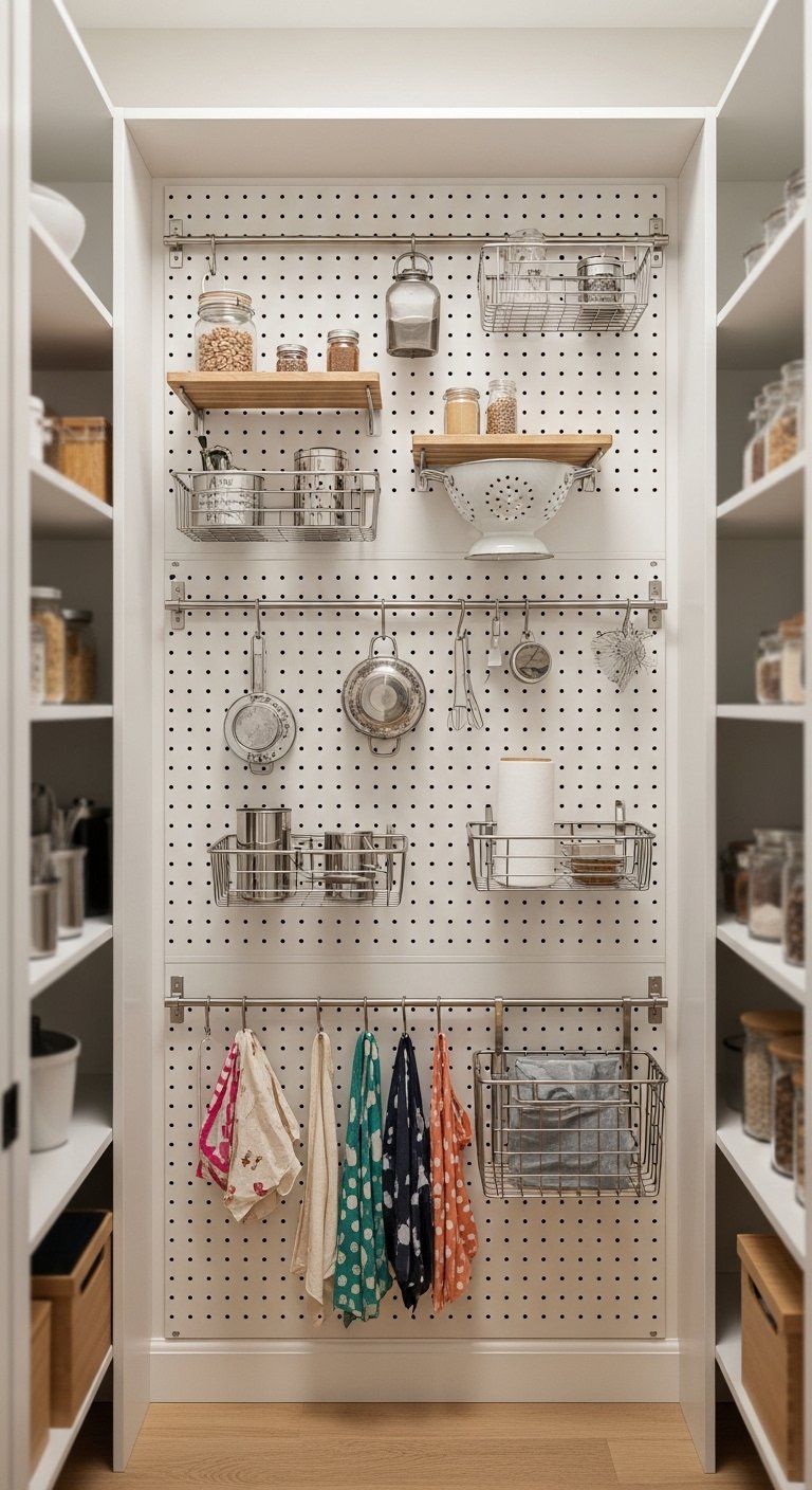 A Pegboard Back Wall