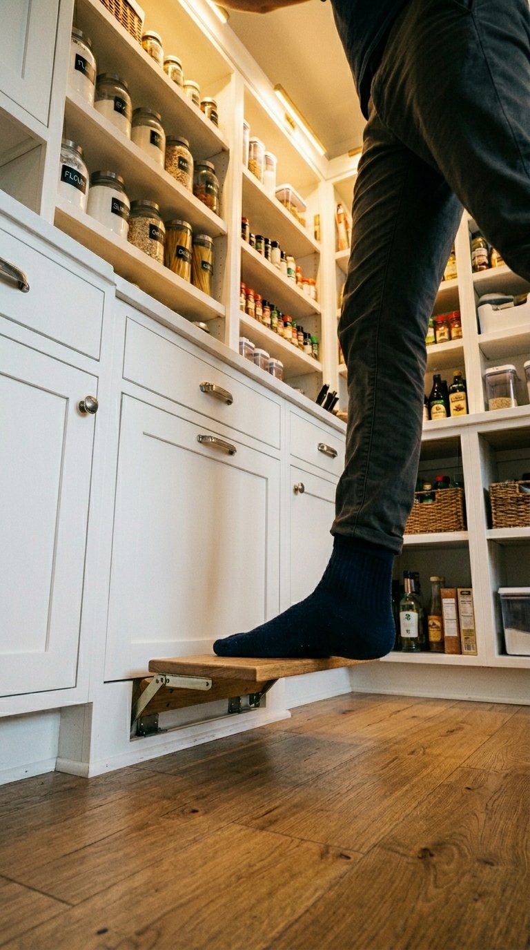 A Step Stool Built Into the Design