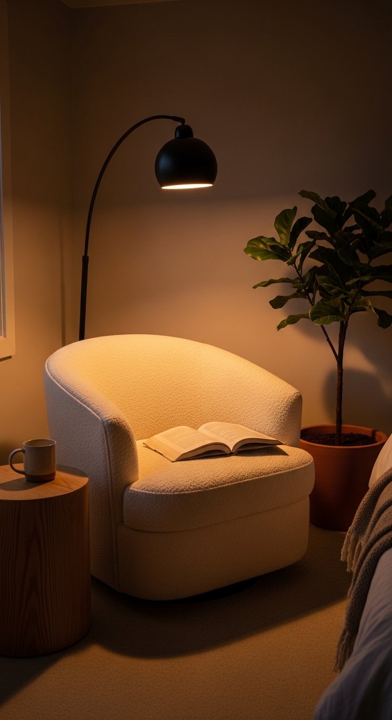 Accent Chairs in Bedroom Corners