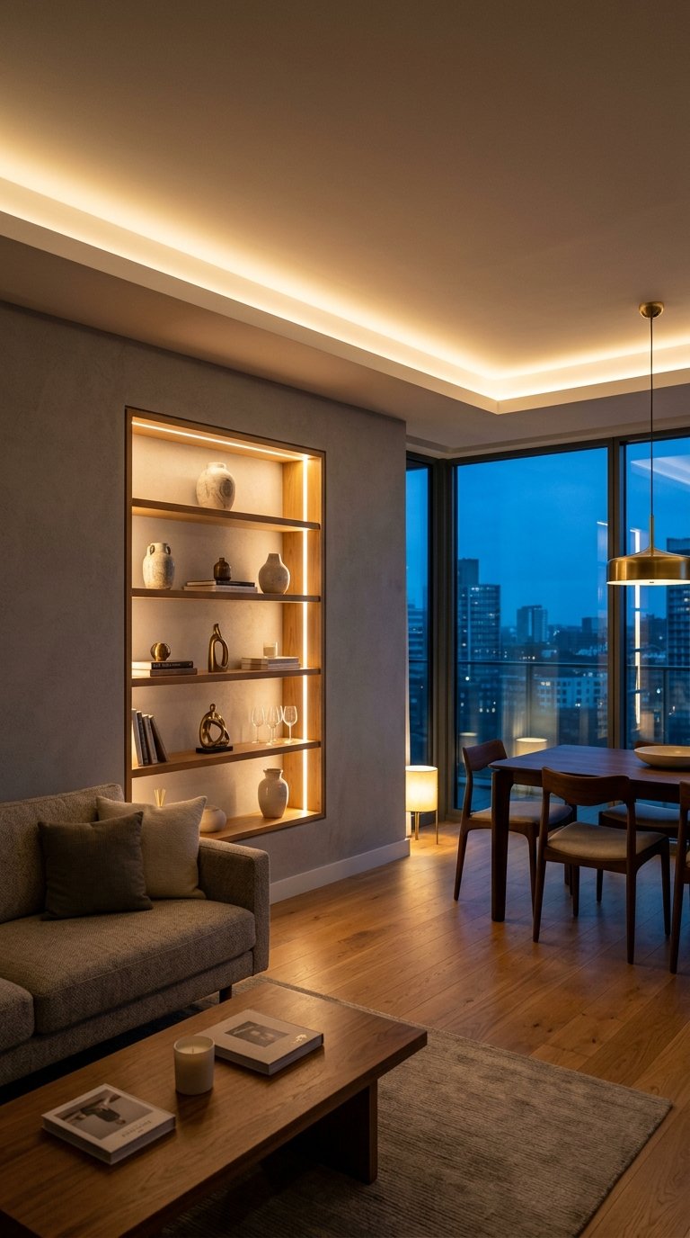 Add Built-In Lighting Inside the Shower