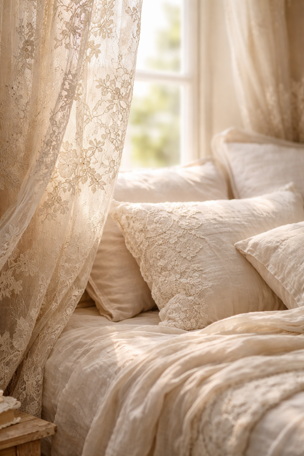 Add Lace and Delicate Fabrics