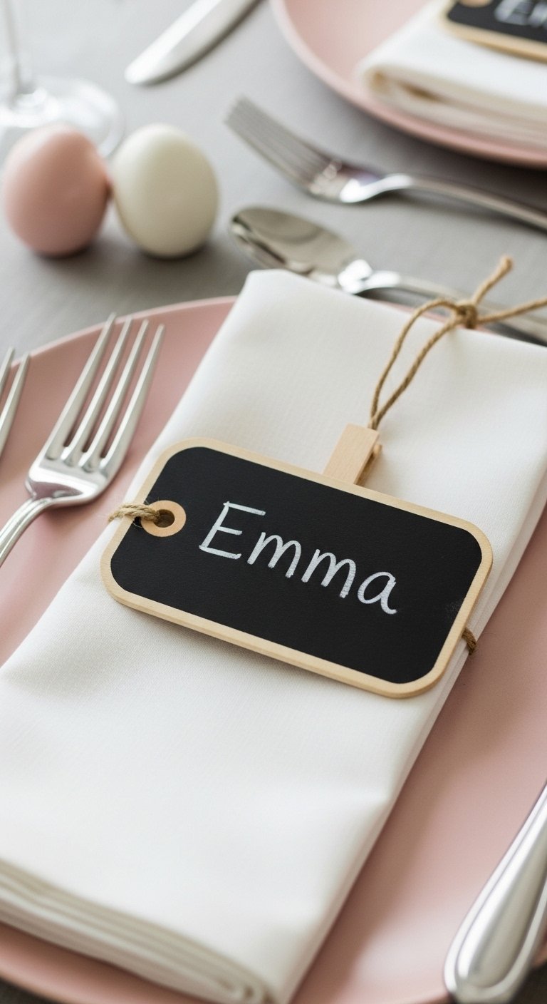 Add Mini Chalkboard Place Cards