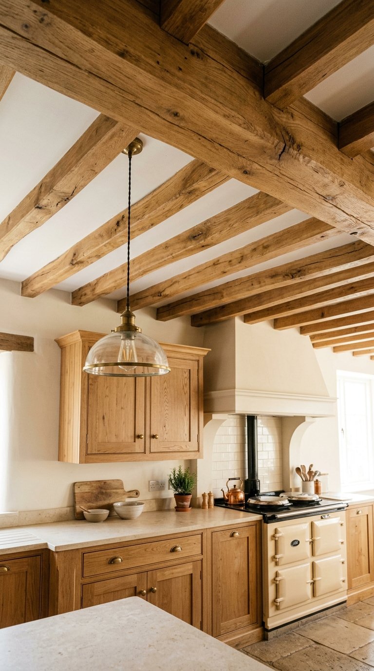Add Oak Ceiling Beams