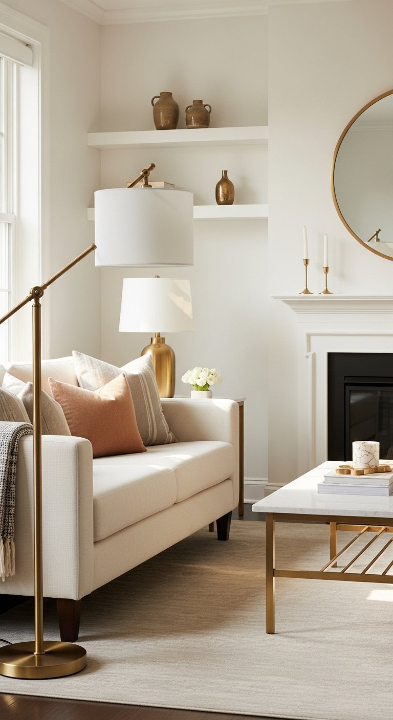 Add Warmth With Brass or Gold Accents