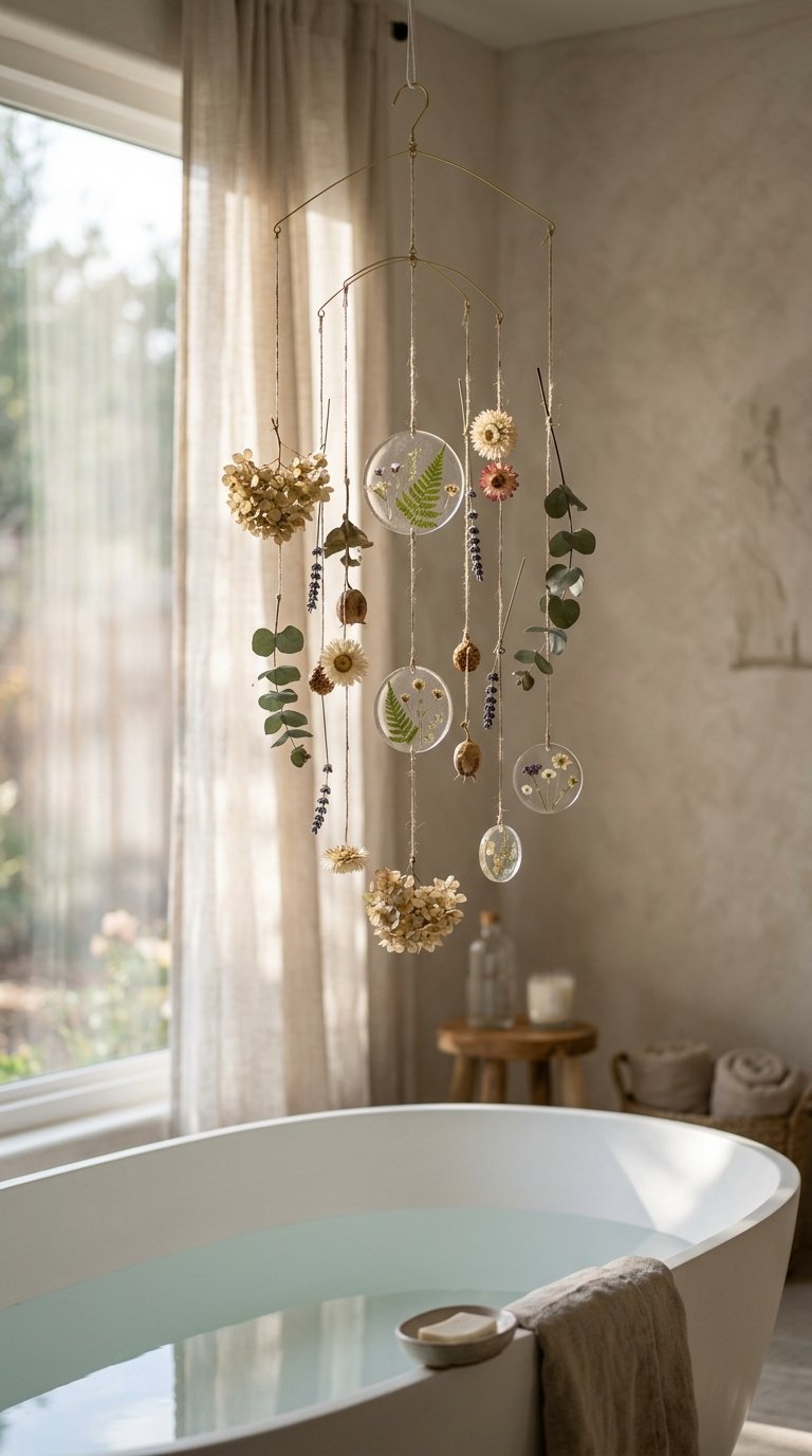 Add a Botanical Mobile or Hanging Installation