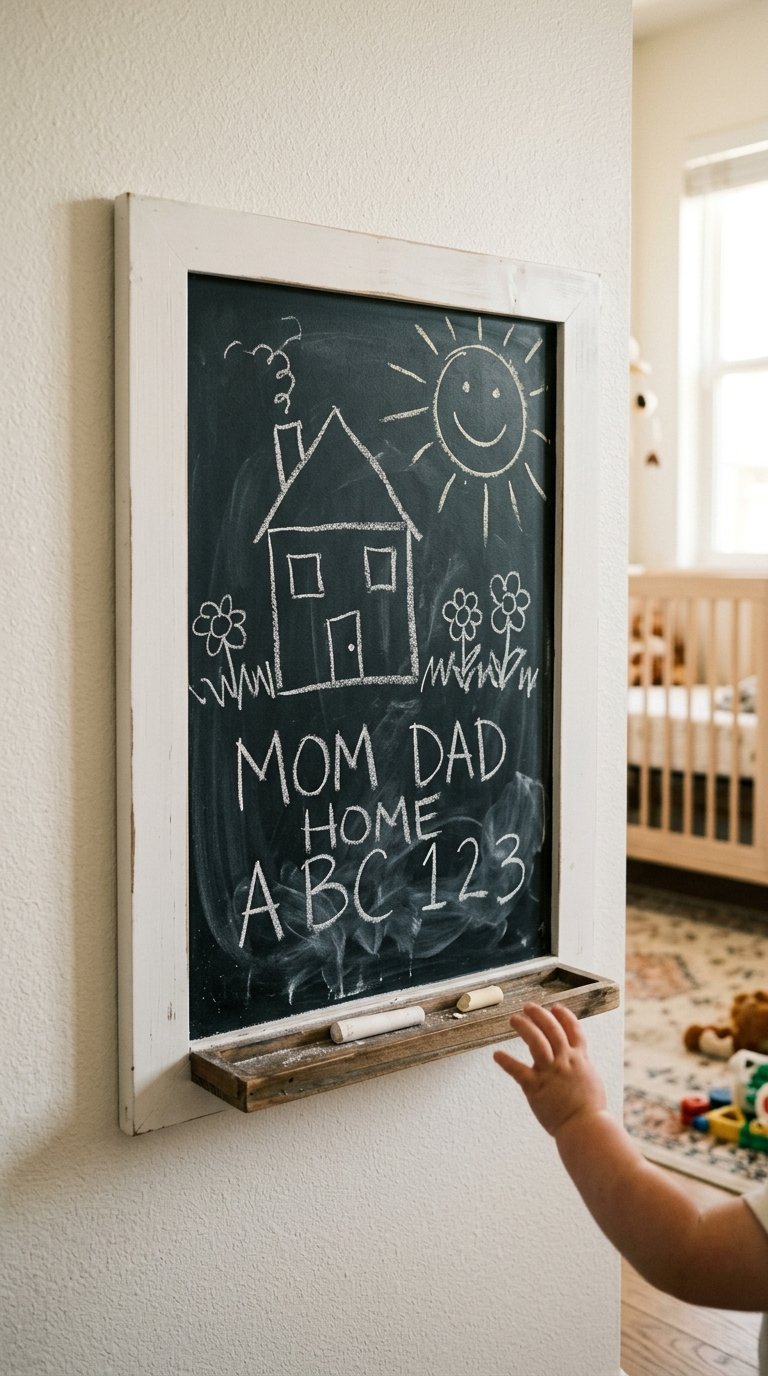 Add a Chalkboard or Magnetic Paint Panel